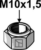 Self-locking nut M10 - AgriParts