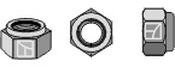 Self-locking nut - M10x1 - AgriParts image