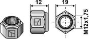 Self-locking nut M12 - AgriParts