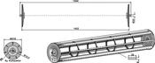 Cage rollers plain bars - 1444 - AgriParts