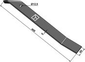 Blade left for blade-cultivator - AgriParts