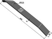 Blade right for blade-cultivator - AgriParts
