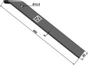 Straight blade for blade-cultivator - AgriParts