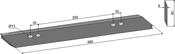 Blades for chopper rollers 480 - AgriParts