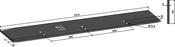 Cutter rail 1970x8mm - AgriParts