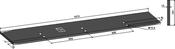 Cutter rail 1970x10mm - AgriParts
