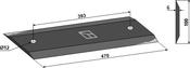 Blades for chopper rollers 470 - AgriParts