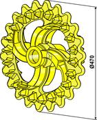Crosskill ring - Ø470mm - AgriParts