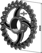 Crosskill ring - Ø600mm - AgriParts