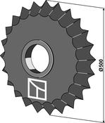 Toothed roller-ring - Ø500mm - AgriParts