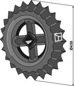 Toothed roller-ring - Ø450mm - AgriParts