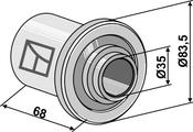 Distance piece - 68mm - AgriParts