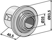 Distance piece - 41,5mm - AgriParts