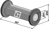 Transition piece for 28x28 square shaft - AgriParts