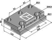 Adaptor plate - AgriParts