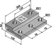 Adaptor plate - AgriParts
