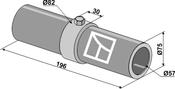 Bearing shaft - AgriParts