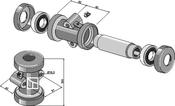 Bearing compl. for square shaft - AgriParts