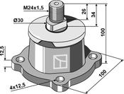 Bearing - right thread - AgriParts