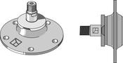 Bearing - left thread - AgriParts