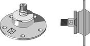 Bearing - left thread - AgriParts