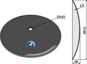 Plain disc Ø510x4,5 - AgriParts