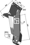Back disc support - AgriParts