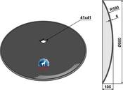 Plain disc Ø660x6 - AgriParts