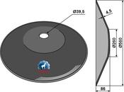 Plain disc Ø560x4,5 - Truncated - AgriParts