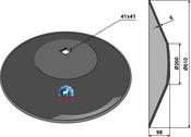 Plain disc Ø610x6 - Truncated - AgriParts