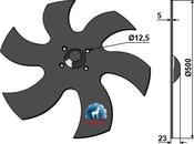 Levelling disc - right - AgriParts