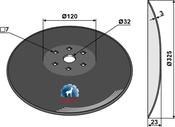 Tracer disc Ø325x3 - AgriParts