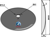 Hop disc Ø410x3 - AgriParts