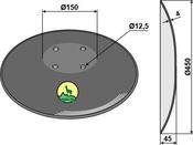 BBG disc Ø450&amp;#1093 4 - AgriParts