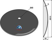 Plain disc Ø610x6 - AgriParts