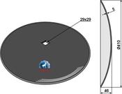 Plain disc Ø410x5 - AgriParts