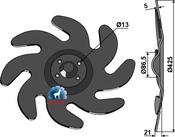 Levelling disc - right - AgriParts