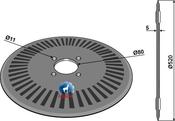 Disc for plow Ø520x5 - AgriParts