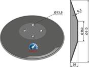 Plain disc Ø510x6,5 - AgriParts