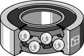 Deep groove ball bearing - AgriParts