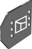 Landside protector SC18 - AgriParts