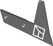 Landside coulter AS1 L - left - AgriParts