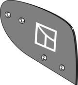 Grassland skimmer board D2 - right - AgriParts