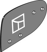 Grassland skimmer board D2 - left - AgriParts