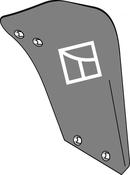 Manure skimmer board M2 - right - AgriParts