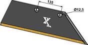 Share wing 15x150 SB45D R - right - AgriParts