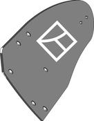 Moldboard B30B L - left - AgriParts