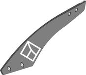 Moldboard slat US40 L - 832 - left - AgriParts