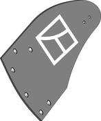 Moldboard BU1B L - left - AgriParts