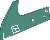 Landside coulter - right - AgriParts